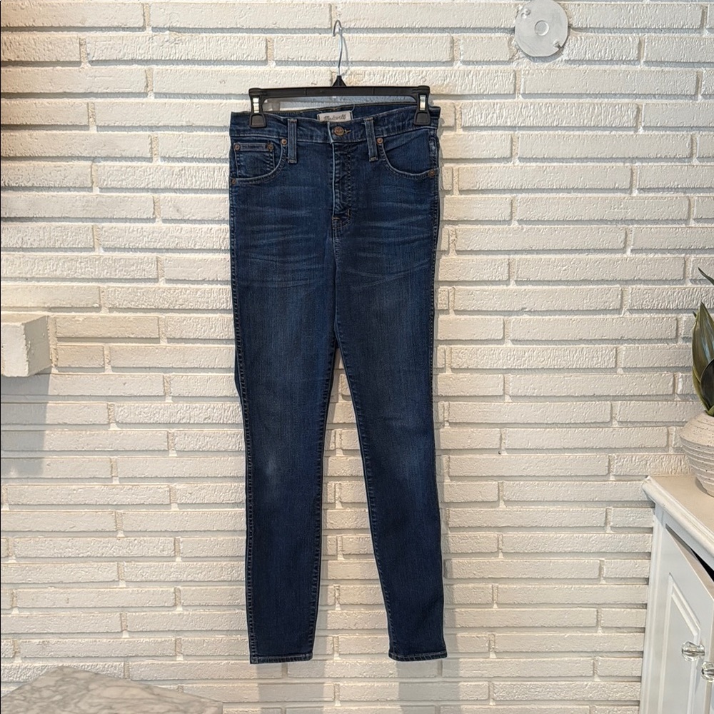 Madewell Blue Skinny Jeans High-Rise Tapered